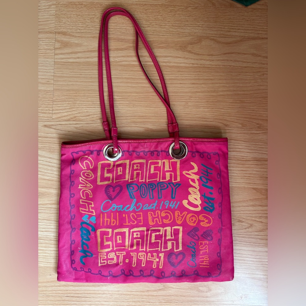 Coach Vibrant Pink Handbag